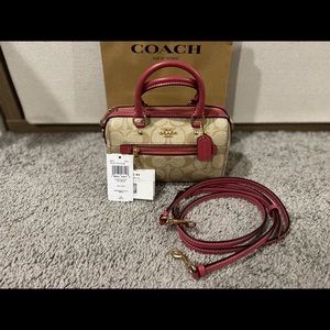 SOLD Coach mini rowan satchel crossbody